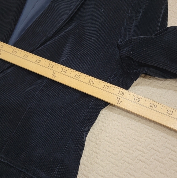 Bridle and Bit Corduroy Jacket Dark Blue Riding Size 11 - Picture 14 of 16
